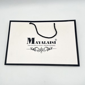 Sac shopping sur papier