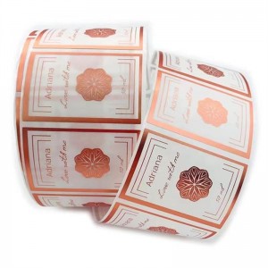 Autocollant d\'étiquette de produit, autocollant d\'étiquette personnalisée multi-processus