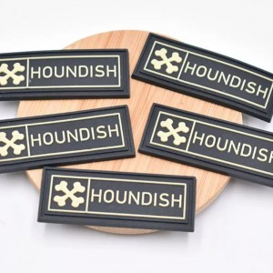 Patch de marque personnalisée en silicone doux pour l\'environnement en PVC