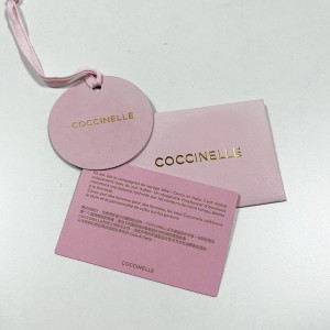 Étiquettes de cartes papier personnalisées Premium enveloppe en papier
